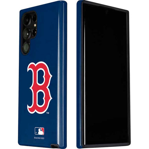 MLB Boston Red Sox - Solid Distressed Galaxy S22 Ultra Pro Case