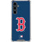 MLB Boston Red Sox - Solid Distressed Galaxy S23 FE Clear Case