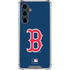 MLB Boston Red Sox - Solid Distressed Galaxy S23 FE Clear Case
