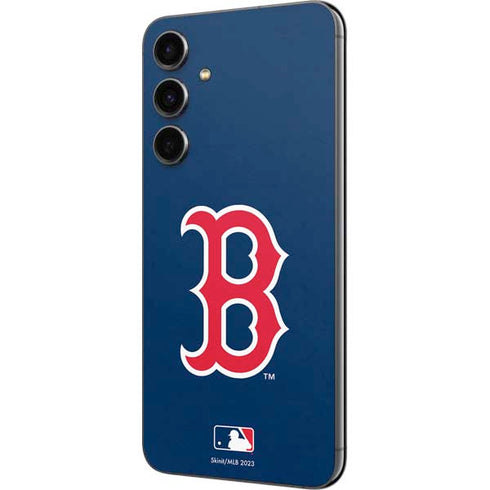 MLB Boston Red Sox - Solid Distressed Galaxy S23 FE Skin