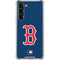 MLB Boston Red Sox - Solid Distressed Galaxy S23 Plus Clear Case