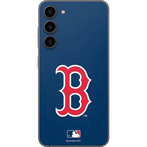 MLB Boston Red Sox - Solid Distressed Galaxy S23 Plus Skin