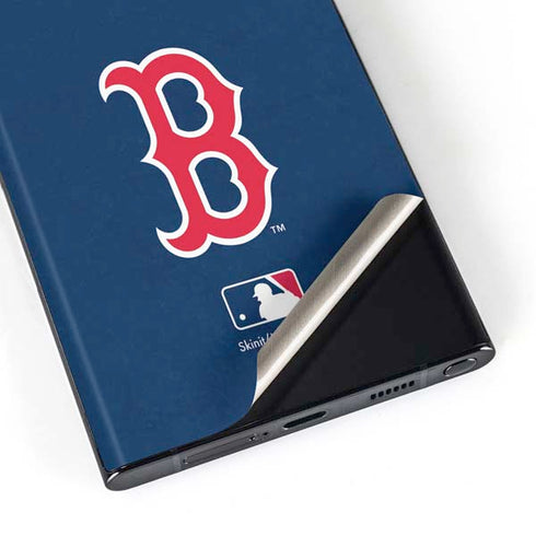 MLB Boston Red Sox - Solid Distressed Galaxy S23 Ultra Skin