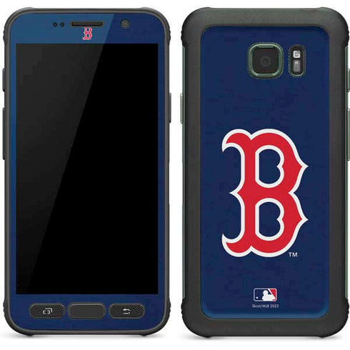 MLB Boston Red Sox - Solid Distressed Galaxy S7 Active Skin