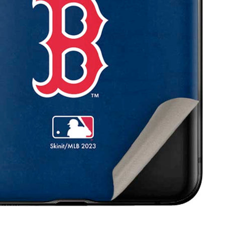 MLB Boston Red Sox - Solid Distressed Galaxy Z Flip Skin