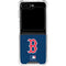 MLB Boston Red Sox - Solid Distressed Galaxy Z Flip5 5G Clear Case