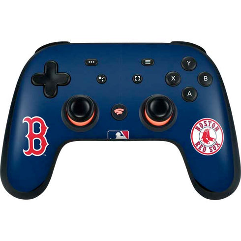 MLB Boston Red Sox - Solid Distressed Google Stadia Controller Skin