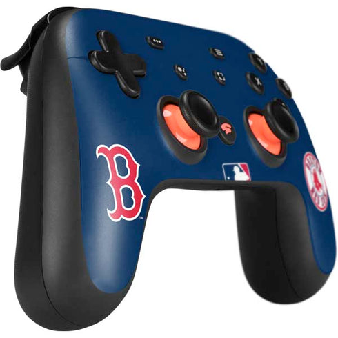 MLB Boston Red Sox - Solid Distressed Google Stadia Controller Skin
