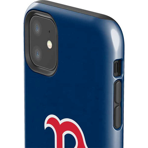 MLB Boston Red Sox - Solid Distressed iPhone 11 Impact Case