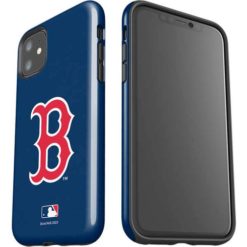 MLB Boston Red Sox - Solid Distressed iPhone 11 Impact Case
