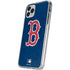 MLB Boston Red Sox - Solid Distressed iPhone 11 Pro Clear Case