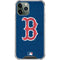 MLB Boston Red Sox - Solid Distressed iPhone 11 Pro Max Clear Case