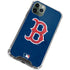 MLB Boston Red Sox - Solid Distressed iPhone 11 Pro Max Clear Case