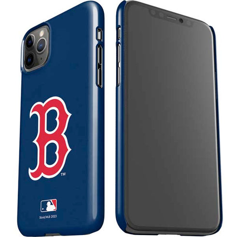 MLB Boston Red Sox - Solid Distressed iPhone 11 Pro Max Lite Case