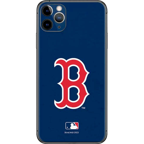 MLB Boston Red Sox - Solid Distressed iPhone 11 Pro Max Skin