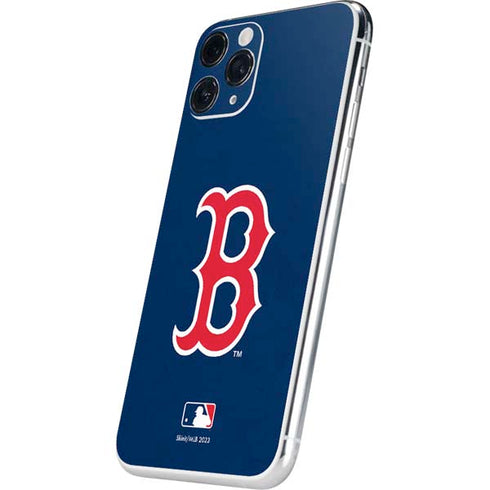 MLB Boston Red Sox - Solid Distressed iPhone 11 Pro Skin
