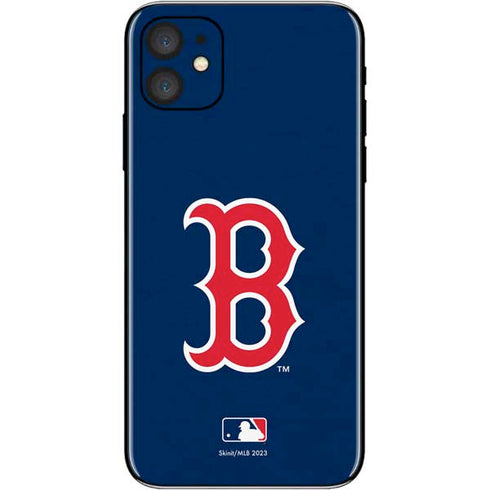 MLB Boston Red Sox - Solid Distressed iPhone 11 Skin