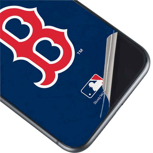MLB Boston Red Sox - Solid Distressed iPhone 11 Skin