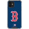 MLB Boston Red Sox - Solid Distressed iPhone 12 Clear Case