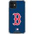 MLB Boston Red Sox - Solid Distressed iPhone 12 Clear Case