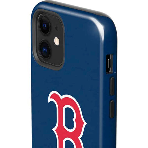 MLB Boston Red Sox - Solid Distressed iPhone 12 Impact Case