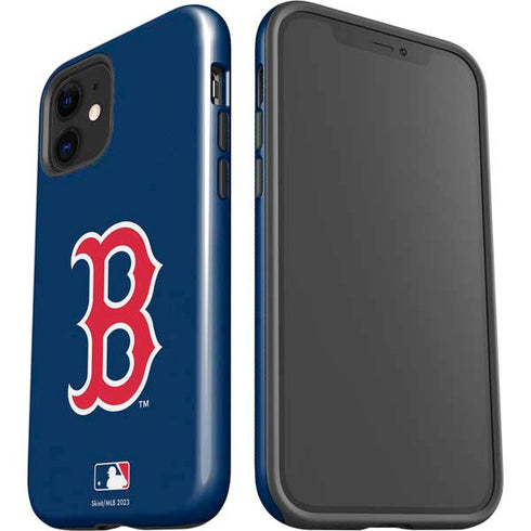 MLB Boston Red Sox - Solid Distressed iPhone 12 Impact Case