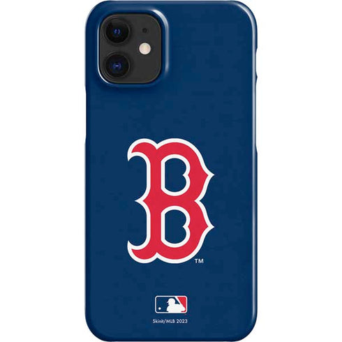 MLB Boston Red Sox - Solid Distressed iPhone 12 Mini Lite Case