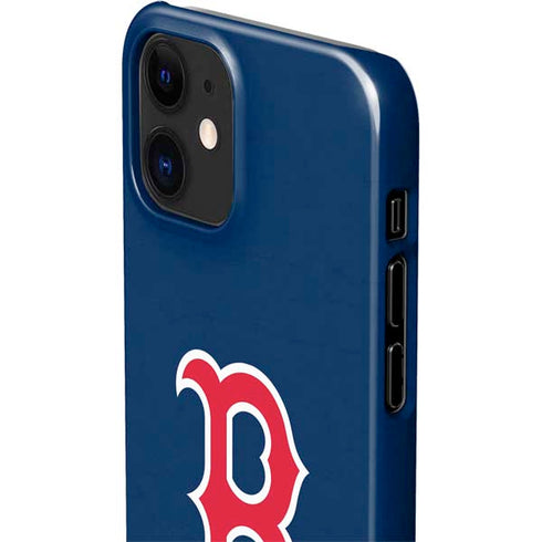 MLB Boston Red Sox - Solid Distressed iPhone 12 Mini Lite Case
