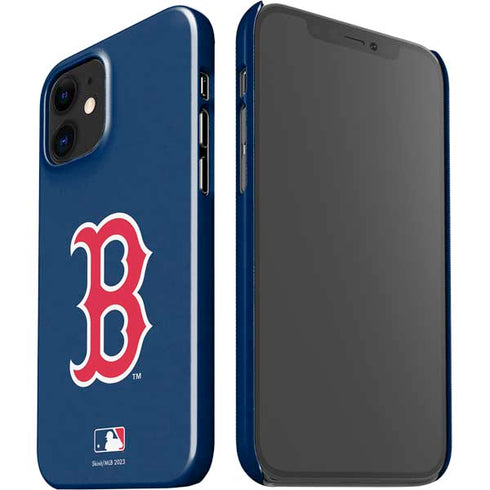 MLB Boston Red Sox - Solid Distressed iPhone 12 Mini Lite Case