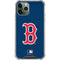 MLB Boston Red Sox - Solid Distressed iPhone 12 Pro Clear Case