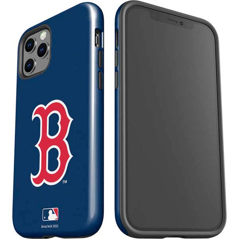 MLB Boston Red Sox - Solid Distressed iPhone 12 Pro Impact Case