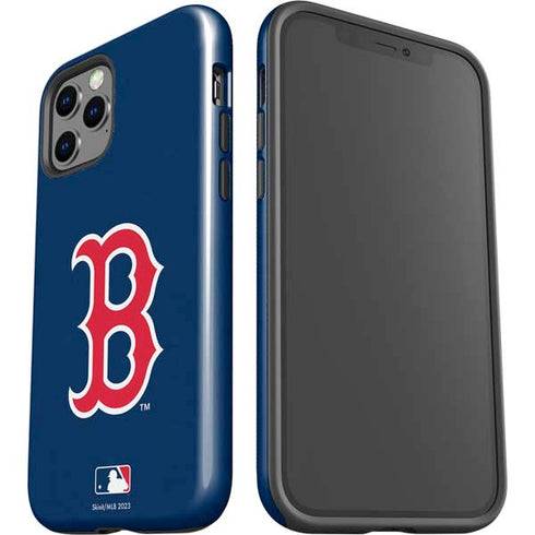 MLB Boston Red Sox - Solid Distressed iPhone 12 Pro Max Impact Case