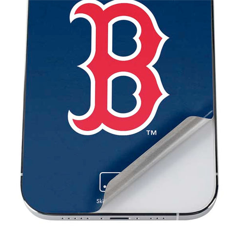MLB Boston Red Sox - Solid Distressed iPhone 12 Pro Max Skin