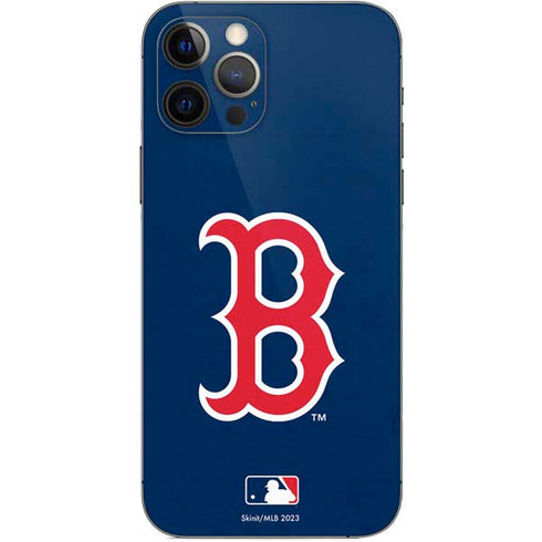 MLB Boston Red Sox - Solid Distressed iPhone 12 Pro Skin