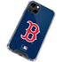 MLB Boston Red Sox - Solid Distressed iPhone 13 Clear Case