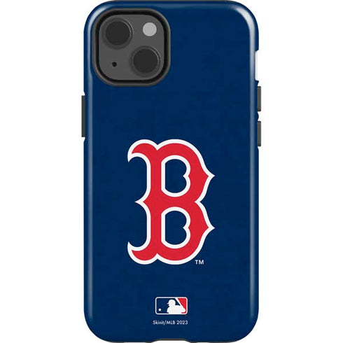 MLB Boston Red Sox - Solid Distressed iPhone 13 Impact Case