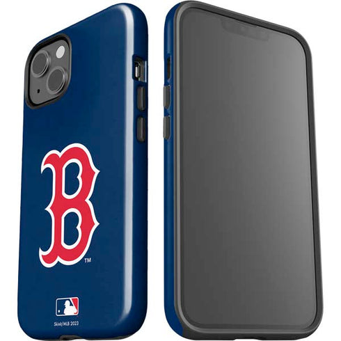 MLB Boston Red Sox - Solid Distressed iPhone 13 Impact Case