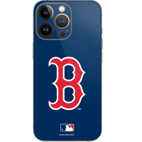MLB Boston Red Sox - Solid Distressed iPhone 13 Pro Skin
