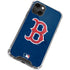 MLB Boston Red Sox - Solid Distressed iPhone 15 Plus Clear Case