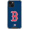 MLB Boston Red Sox - Solid Distressed iPhone 15 Plus Clear Case
