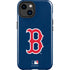 MLB Boston Red Sox - Solid Distressed iPhone 15 Plus Impact Case