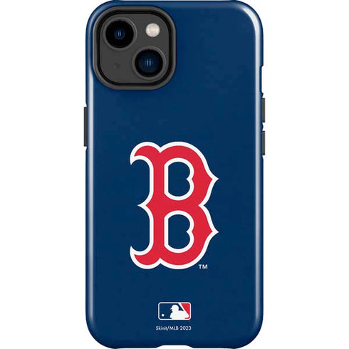 MLB Boston Red Sox - Solid Distressed iPhone 14 Plus Impact Case