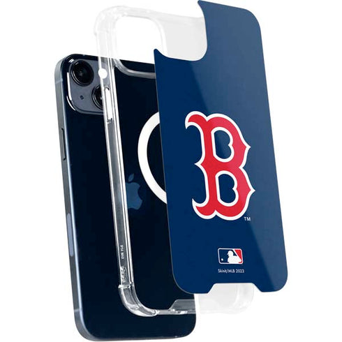 MLB Boston Red Sox - Solid Distressed iPhone 14 Plus MagSafe Case