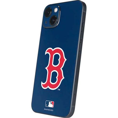 MLB Boston Red Sox - Solid Distressed iPhone 14 Plus Skin