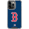 MLB Boston Red Sox - Solid Distressed iPhone 15 Pro Clear Case