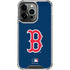 MLB Boston Red Sox - Solid Distressed iPhone 15 Pro Clear Case