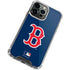 MLB Boston Red Sox - Solid Distressed iPhone 15 Pro Clear Case