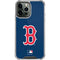 MLB Boston Red Sox - Solid Distressed iPhone 15 Pro Max Clear Case