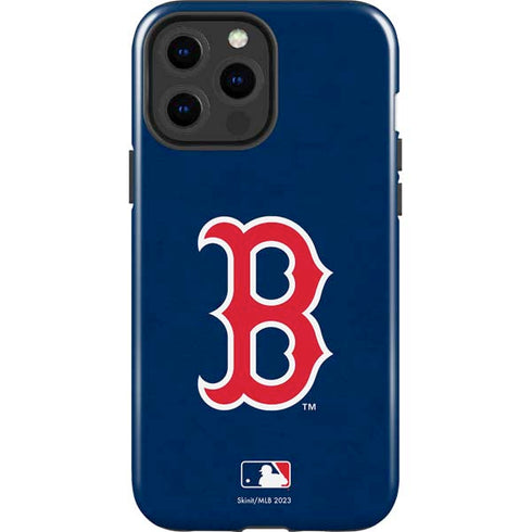 MLB Boston Red Sox - Solid Distressed iPhone 15 Pro Max Impact Case