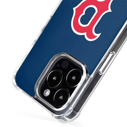 MLB Boston Red Sox - Solid Distressed iPhone 15 Pro Max MagSafe Case